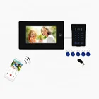 Villa 7inch color screen rfid wireless internet video intercom door phone system