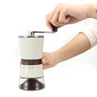 Coffee Eco-Friendly Best Selling Black And Milk White Hand Manual Ceramic Core Antique Manual Coffee Grinder
