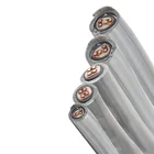 Grey waterproof bare copper wire power computer cables