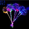 18 inches LED balloon Transparent Clear Party Eco-Friendly with string lights Cartoon Character Balloon