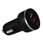QC3.0 2 Port USB Fast Electric Car Charger 3.1Amp For Mobile Phone