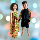 Kids Fashion OEM Service African Kids Fashion Wax Print Dashiki Hoodies For Boy
