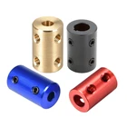 Custom motor shaft jaw coupler anodized aluminum coupling