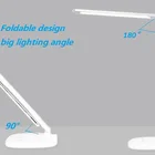 Study Desk Lamp Modern Portable Folding USB Led Desk Lamp Study Light With Clock