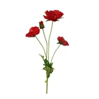 Bulk Artificial Flower Poppy Bulk Fleure Artificiais For Wedding Decoration