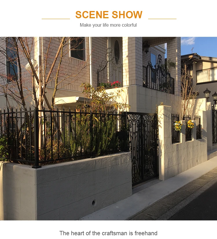 Latest Models Luxury Double Swing Villa Main Iron Gate