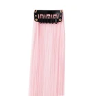 Free Sample Neitsi 20" Darling Afro Bulk Colored Highlight Hair Extensions Clip in Straight Hair braids T1911