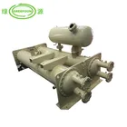 Falling film type central air conditioning units copper tube evaporator