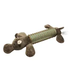 Toys Health OEM/ODM New 3 Figures TPR Rubber Neck Animals Elephant Dog Chew Toys Dog Teeth Health Plush Pet Toys