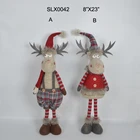 Customized Xmas Holiday Doll Ornaments Decor Christmas Gnome Long Hat Santa Plush Dwarf