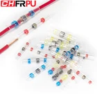 65Pcs/box Waterproof seal middle solder ring butt terminal solder seal heat shrink butt wire connector