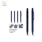 Pen Pen 2 Accept Logo Printing 2 In 1 Ball Pen And Rubber Tip Stylus Touch Pen