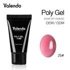 OEM/ODM Polygel hard professional acrylic nail kit Nail Polish For Nail Extensions Long Lasting Poly Gel