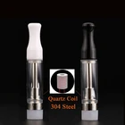 High Quality Quartz Coil hemp oil cbd Vape Cartridge For Use 304 Steel Material