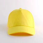 2019 summer outdoor sport hat yellow 5 panes children baseball cap