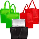 Reusable Grocery Shopping Food Delivery Cool Bag custom logo