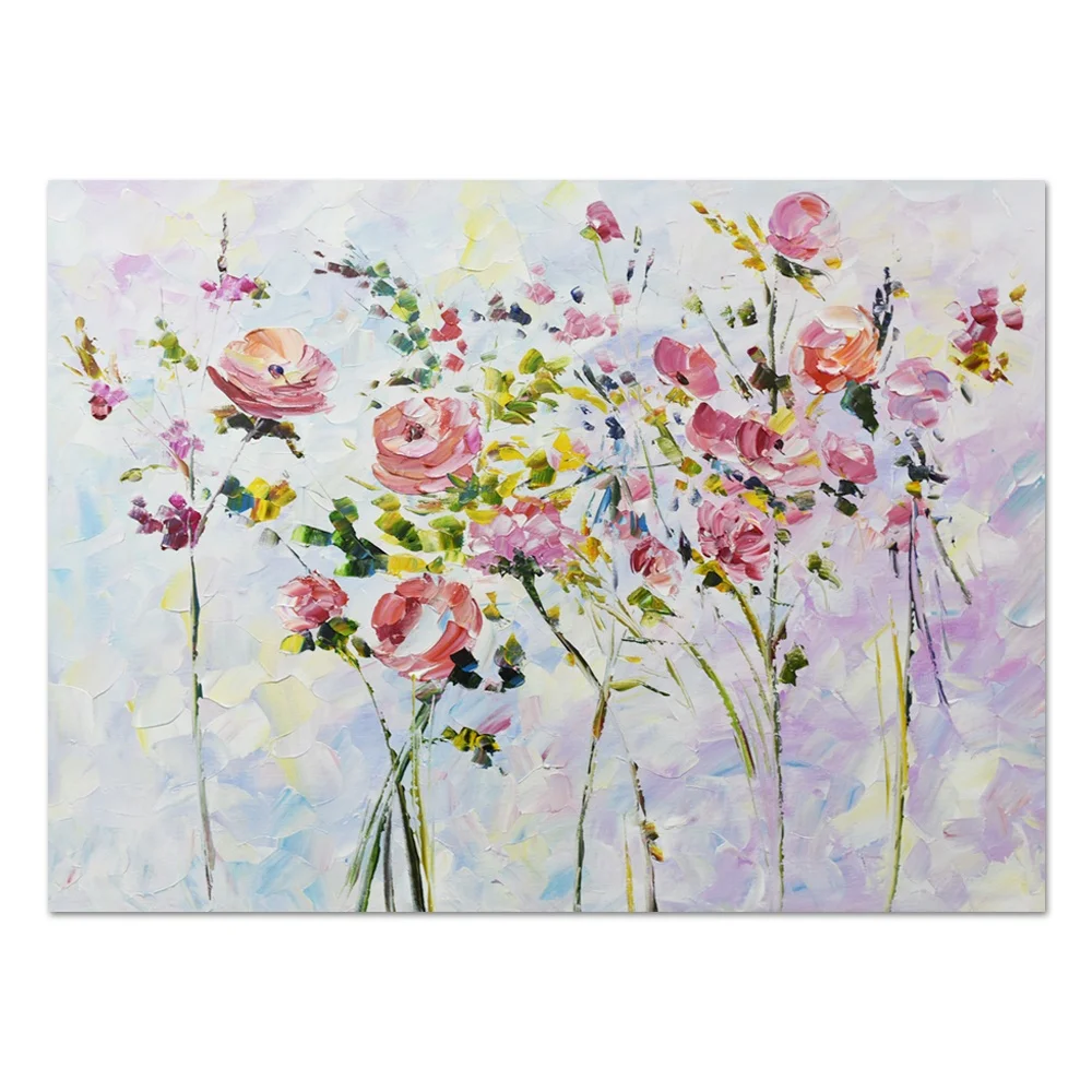 100 手作りアートワークほとんど美しい印象派の花の油絵 Buy ほとんど美しい油絵 家の装飾の油絵 アートワークホーム装飾 Product On Alibaba Com
