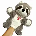 Kids Pig Monkey Lion Lamb Kangaroo Horse Fox Dragon Duck Donkey Dog Dinosaur Bird Duck Cow Hand Puppet
