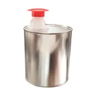 1 liter round metal tin can cylinder for oil