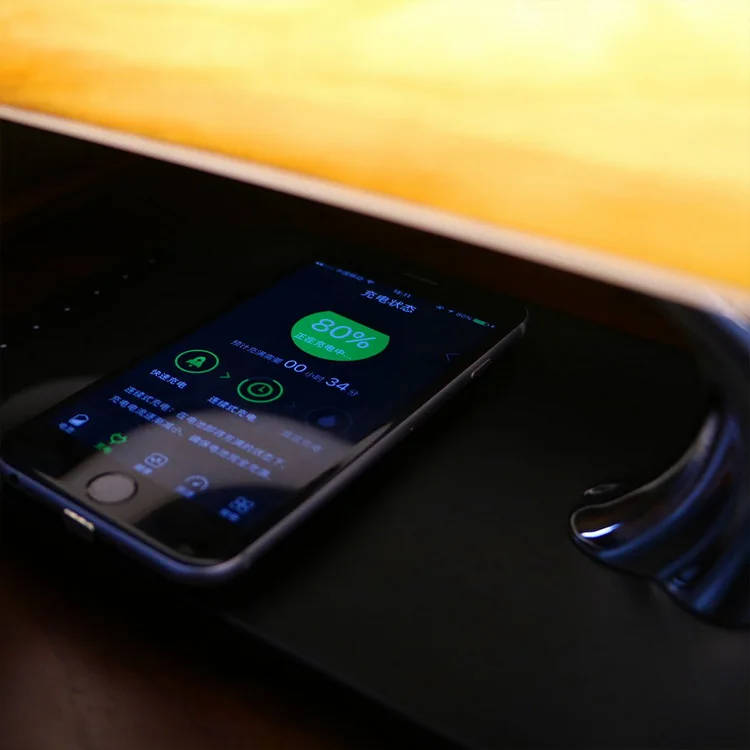 2020 Hot Selling Funny Tree Light Wooden Led Table Lamp With Wireless Charger And Speaker