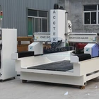 ACCTEK 3d models cnc wood router engraving machine center for aluminum mould making