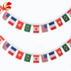 pretty String Flag Banner National Country World Flags Pennant Banners for Party Events Classroom Garden Festival Decorations