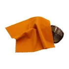 High quality silk logo printing optical glasses cleaning cloth for eyeglass