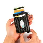 Fashion Hot Sale Trend RFID Blocking Automatic Pop-up Unisex Card Wallet Credit