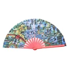 Paper Fan Fan 2020 New Arrival Customized Printing Decoration Wooden Hand Held Paper Fan