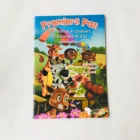 Professional Printing wooden free paper monochrome children colouring book
