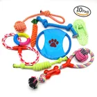 Stocked Toys Dog Toy Pet Toys Combination Suit Cotton Rope Toys Pet Puzzle Ball Molar Teeth Cat Dog Suit Toy