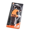 Factory stainless steel hand tools allen hex key L type wrench spanner sets