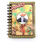 3D wood cover notebook customizable gift for Mexican souvenir