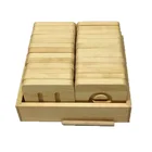 Top Quality Alphabet Wood Tracing Board Lowercase Uppercase Letters with Wooden Pen for Kids Toys, Art and Crafts