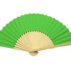 hand folding fans 21cm Bamboo blank paper hand fan gift for wedding