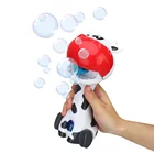 Handheld Electric Bubble Toy for Kids Cow shape Bubble Machine Outdoor Indoor Games, Battery Operated (Not Included)