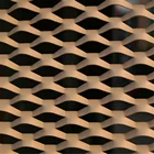wall cladding decorative aluminum expanded metal facade mesh