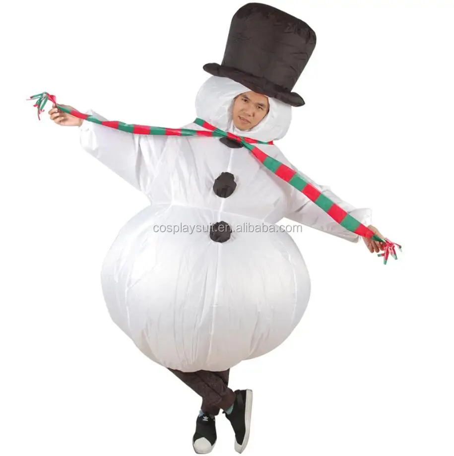 Windranger-надувные костюмы для косплея Рождество взрослых снеговик костюм