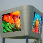 p10 outdoor waterproof red xxx video messag led display wall