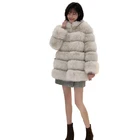 2019 Wholesale New Fashion Sheep Lamb Short Fake Fur Jacket Coat Winter Fox Faux Fur Coat