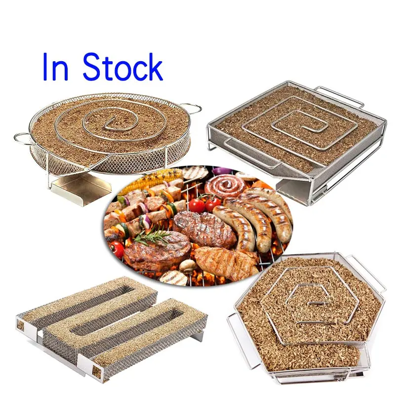 generator smoked net basket for smoking fish bacon salmon cheese