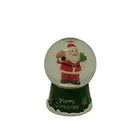 Souvenir Custom Color DIY Red Resin Christmas Santa Claus Water Globe Souvenir Snow Globe