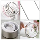 Sample Glass Glass Wholesale Free Sample 550ml High Quality Reusable Stainless Steel Lid Glass Water Bottle