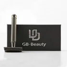 Private Label Black Metal Razor Single Blade Shaving Razor