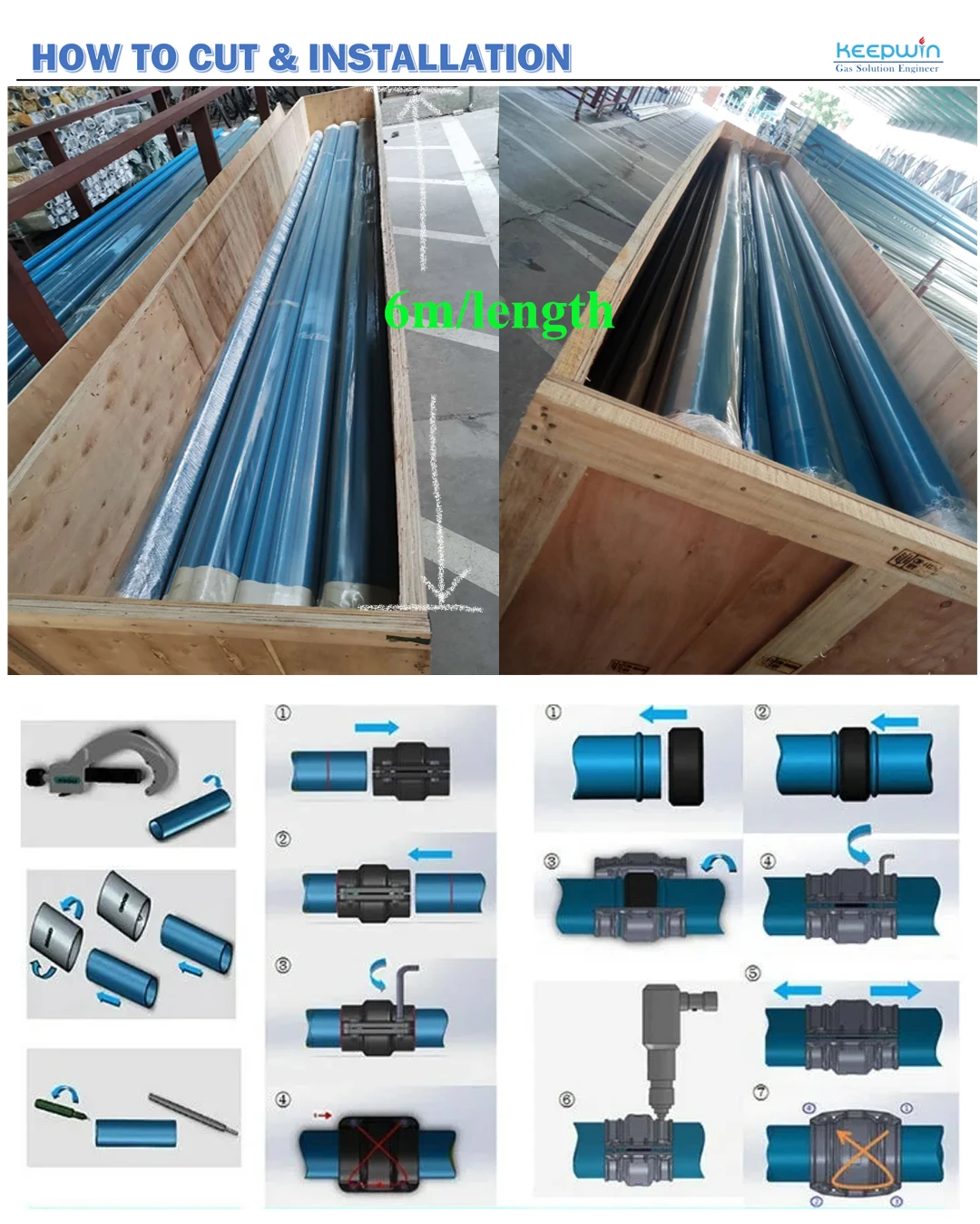 DN 50mm Diameter Aluminum Pipe Smart Connecting Pipe Compressed Air Piping