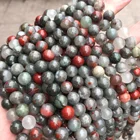 Wholesale Loose Natural African Turquoise Round Stone Beads For Gemstone Bracelet Making