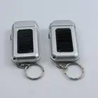 White Torch High Quality Plastic White Case Personalized 3led Solar Keychain Torch