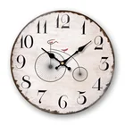 Living Room White Noble Wooden Quartz Clock Movements wall clock wood