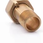 Hexagon Coupling Hexagon Water Meter Coupling Hexagon Nut Brass Water Meter Coupling Connector Fittings
