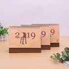 2020 cheap promotional personalized custom made table calendar